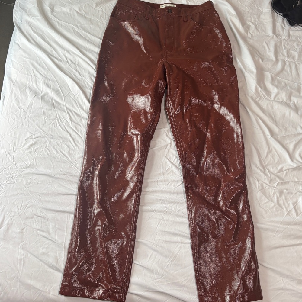 Abercrombie leather pants